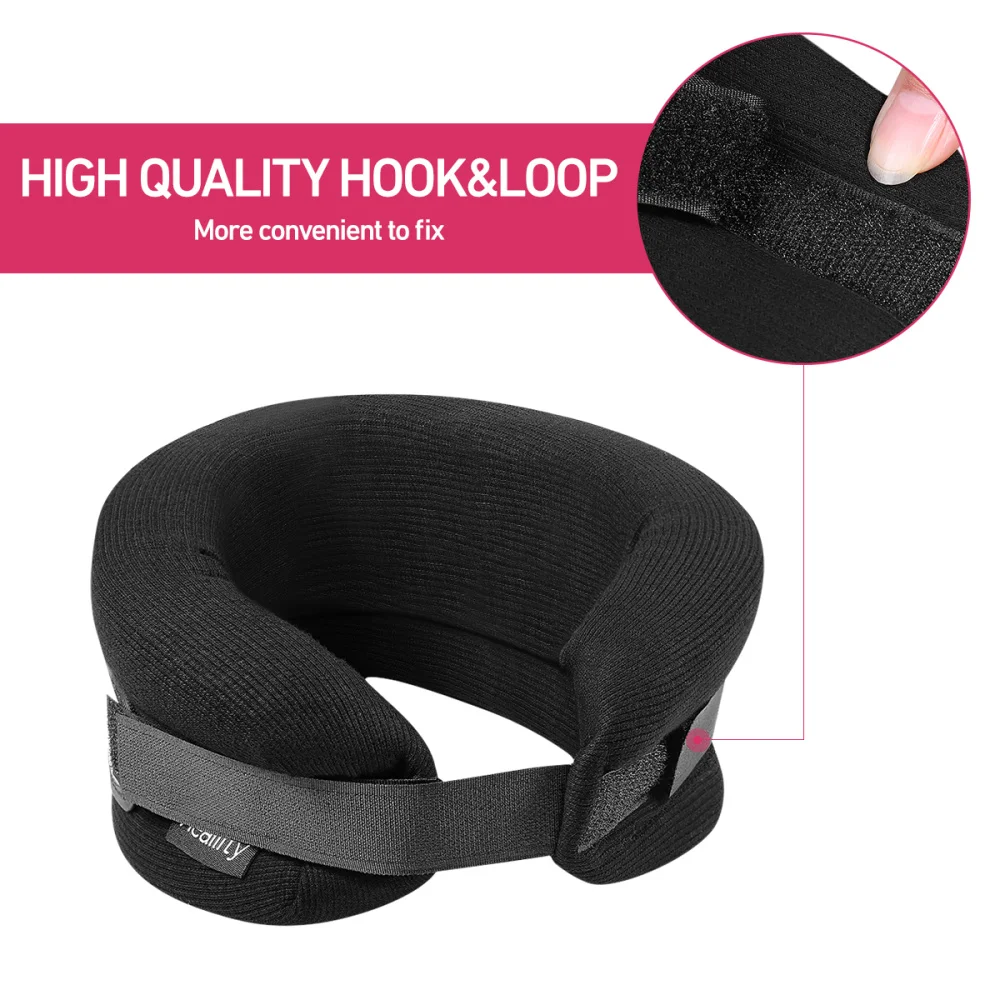 

Healifty Neck Support Brace Cervical Collar Cervical Collar One Size (Black)