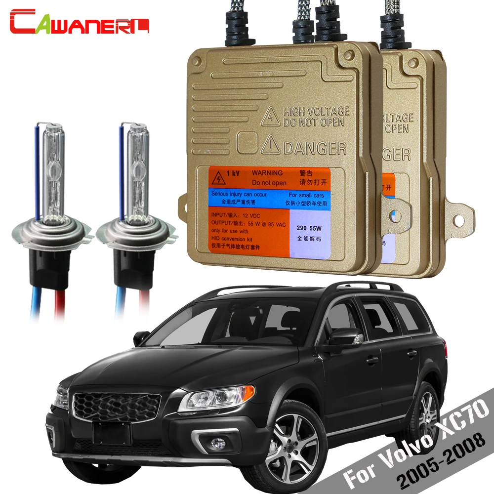 Cawanerl 55W фары для автомобилей Canbus балласт лампы 3000K 4300K 6000K 8000K HID Xenon комплект