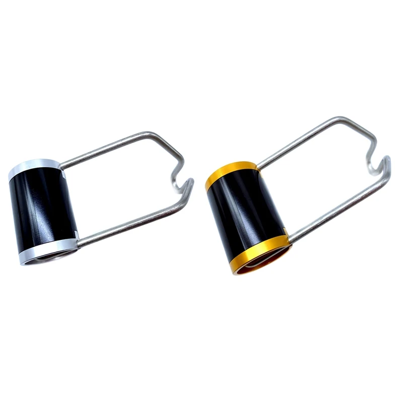 

2 Pcs Superlight Front Light Bracket Bike Light Holder,Black Silver & Black Gold