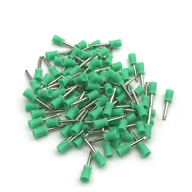 100 шт. резиновые полировальные стаканы для зубов разные цвета | Красота и здоровье