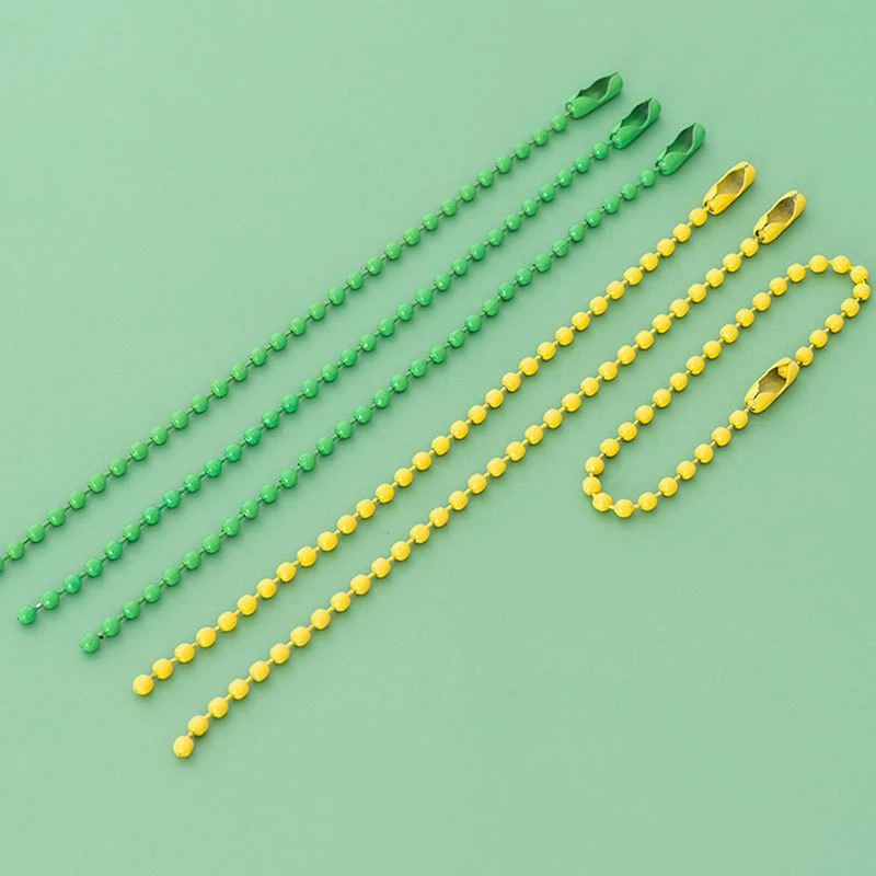 Цепочки с круглыми бусинами для бисероплетения 12 см 10 шт. | Украшения и аксессуары