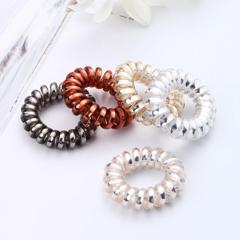 Резинки для волос 1/2 шт. резинки аксессуары конский хвост веревка спиральная