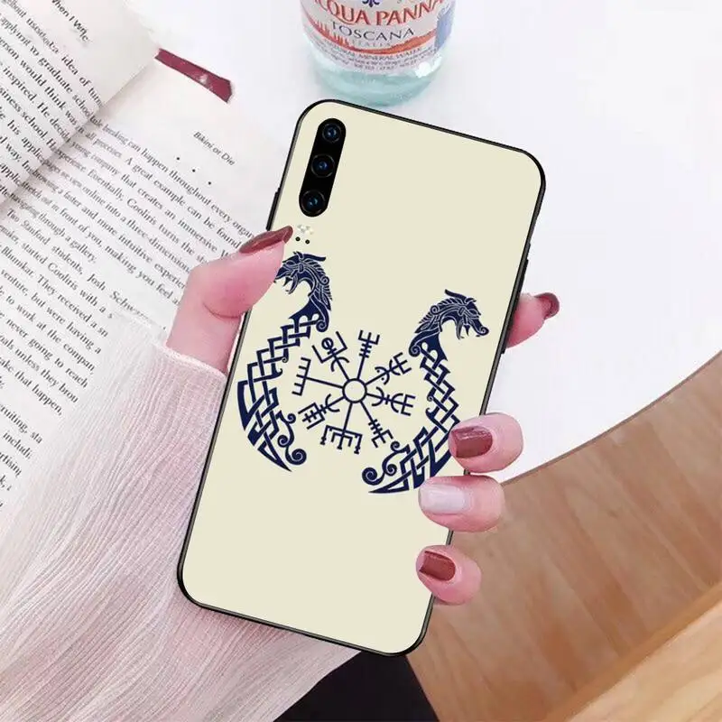 Скандинавский чехол для телефона PENHUWAN Viking Vegvisir Odin Huawei P30 P20 Mate 20 Pro Lite Smart Y9 prime 2019 |
