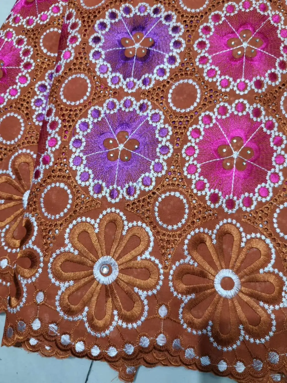 Лидер продаж цветок Африканский Джордж кружева ткани 2020 Высокое качество