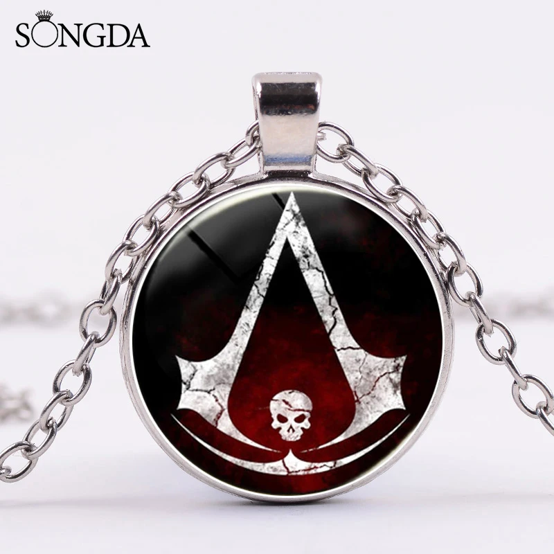 Ожерелье с металлической подвеской ручной работы для мужчин и женщин стильное