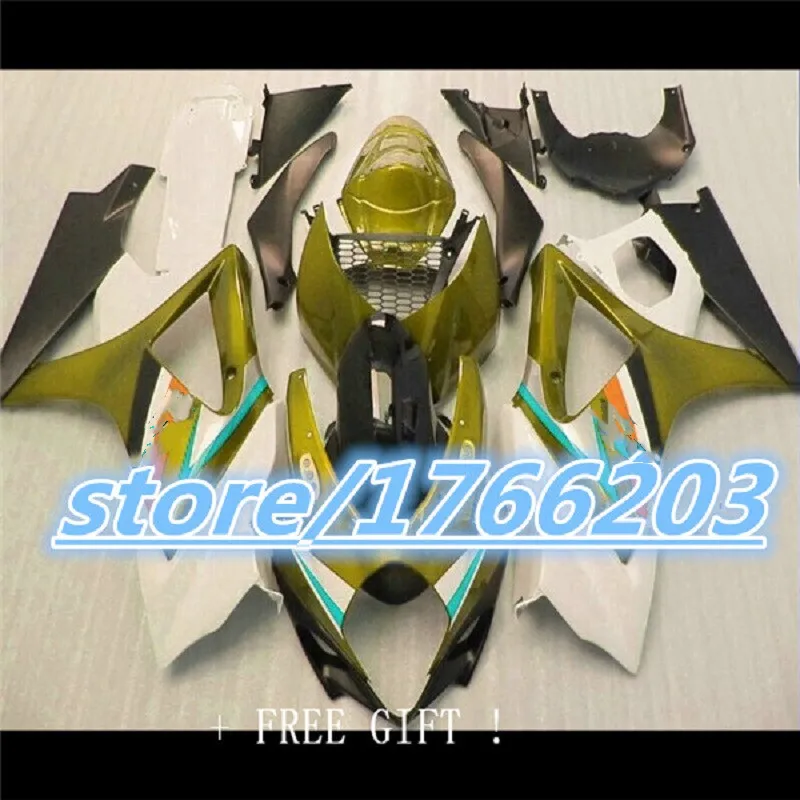 

Обновленные комплекты обтекателей для Suzuki GSXR 1000 2007 2008 GSXR1000 K7 K8 комплект обтекателей для мотоциклов 07 08 золотой черный белый