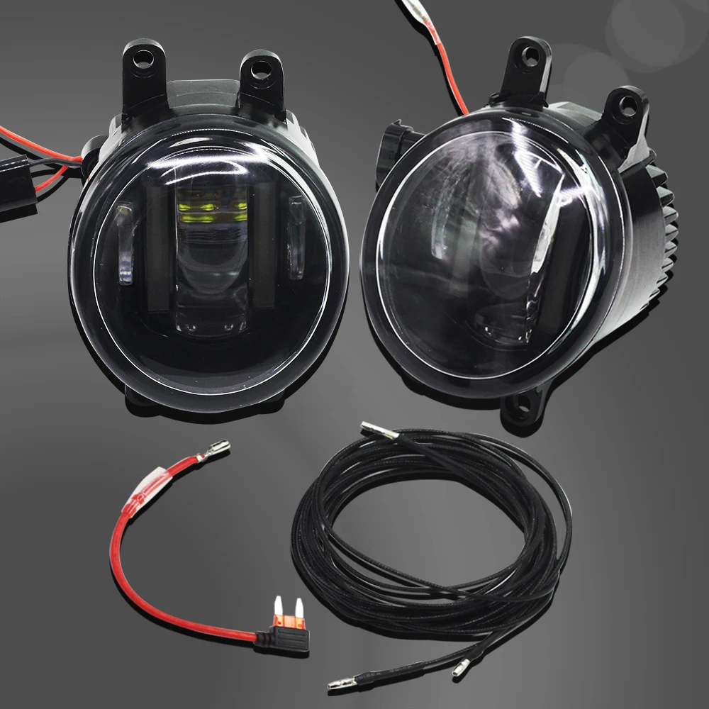 Buildreamen2 2 X светодиодный автомобильный противотуманный светильник дневной