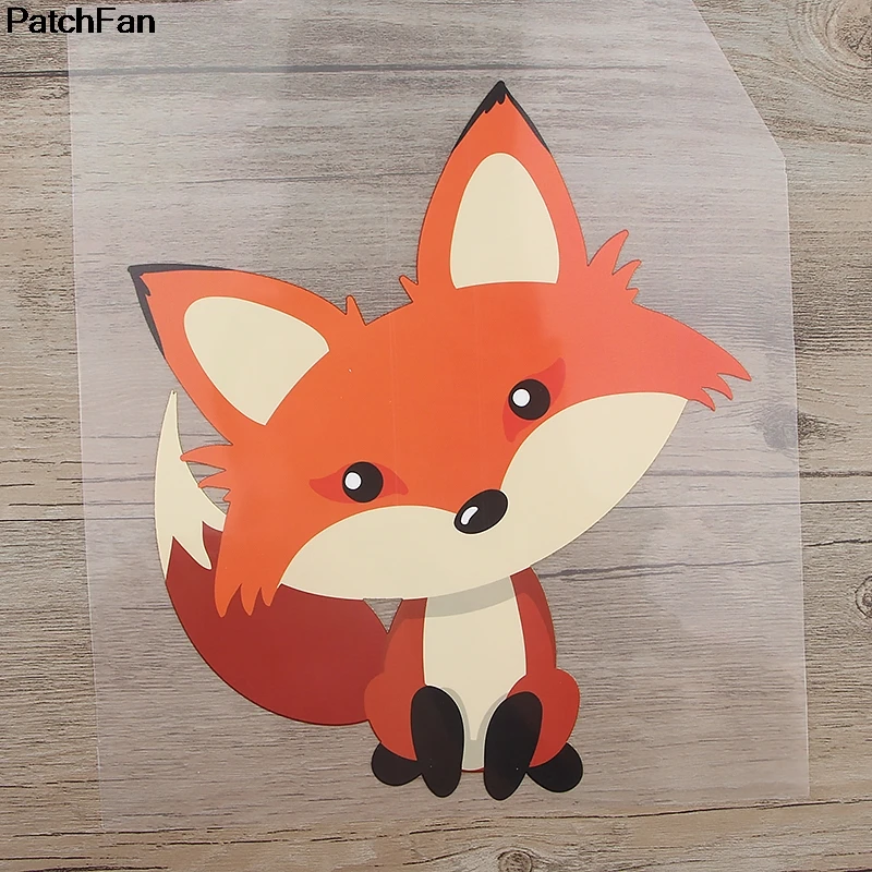 Патчи для глажки с принтом лисы родителей и детей|Заплатки| |