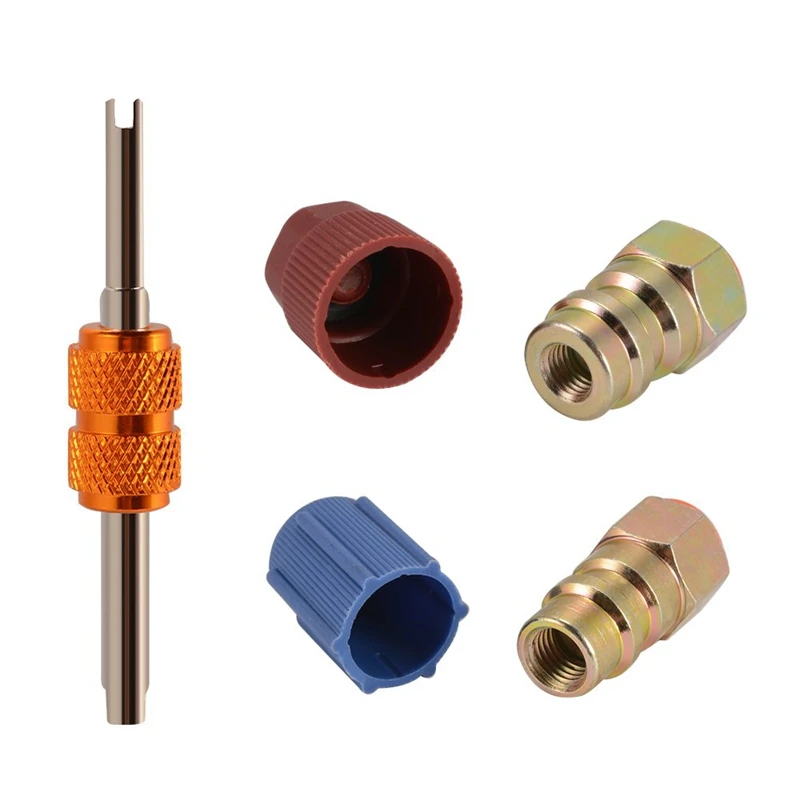 A/C фитинг порт адаптер модернизации R12 принять R134A 7/16 дюйма низкий 3/8 высокий Convension