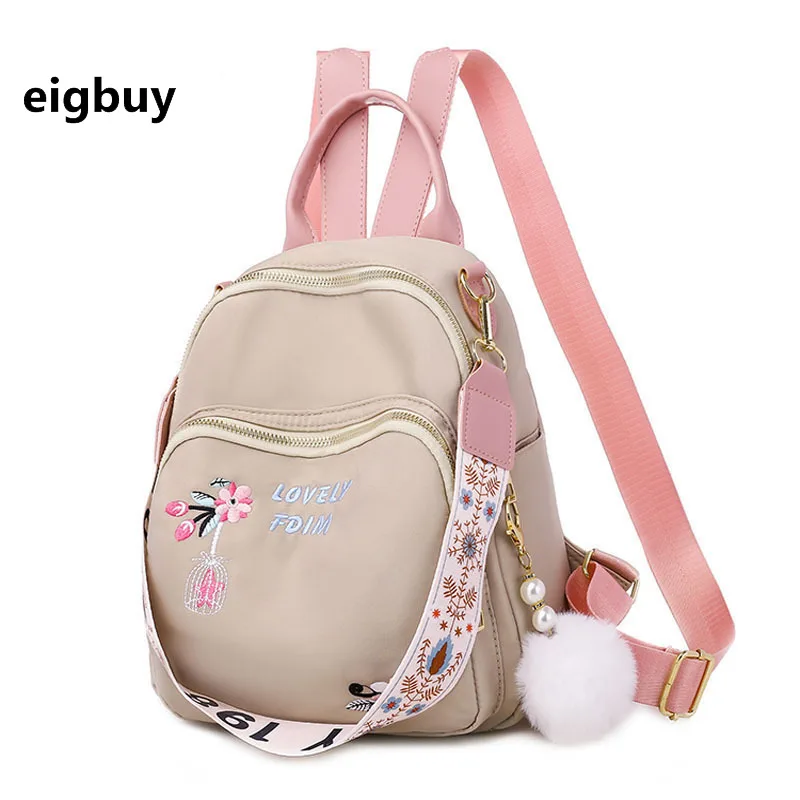 

Casual Oxford Backpack Women Floral Waterproof Nylon School Bags For Teenage Girls High Quality Fashion Travel Backpacks