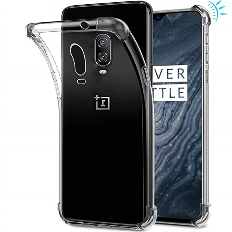 Чехол для OnePlus 6 6T 7 7T Pro мягкий силиконовый прозрачный чехол из ТПУ 5 5T 3 | Мобильные