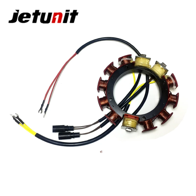 JETUNIT подвесной узел статора для Johnson Evinrude 35 Ампер 6 и 8 цилиндров 173-3415 173-4287 18-5861 583415 584287 763765
