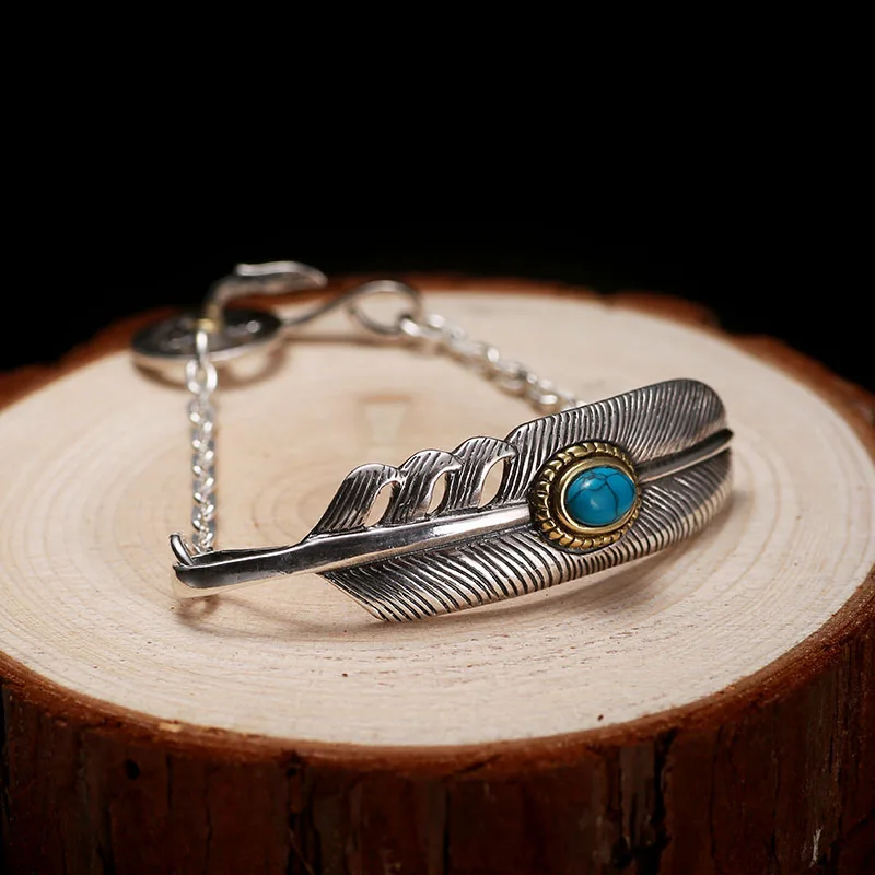 ZABRA модный браслет из стерлингового серебра 925 пробы с голубым цирконием камнем