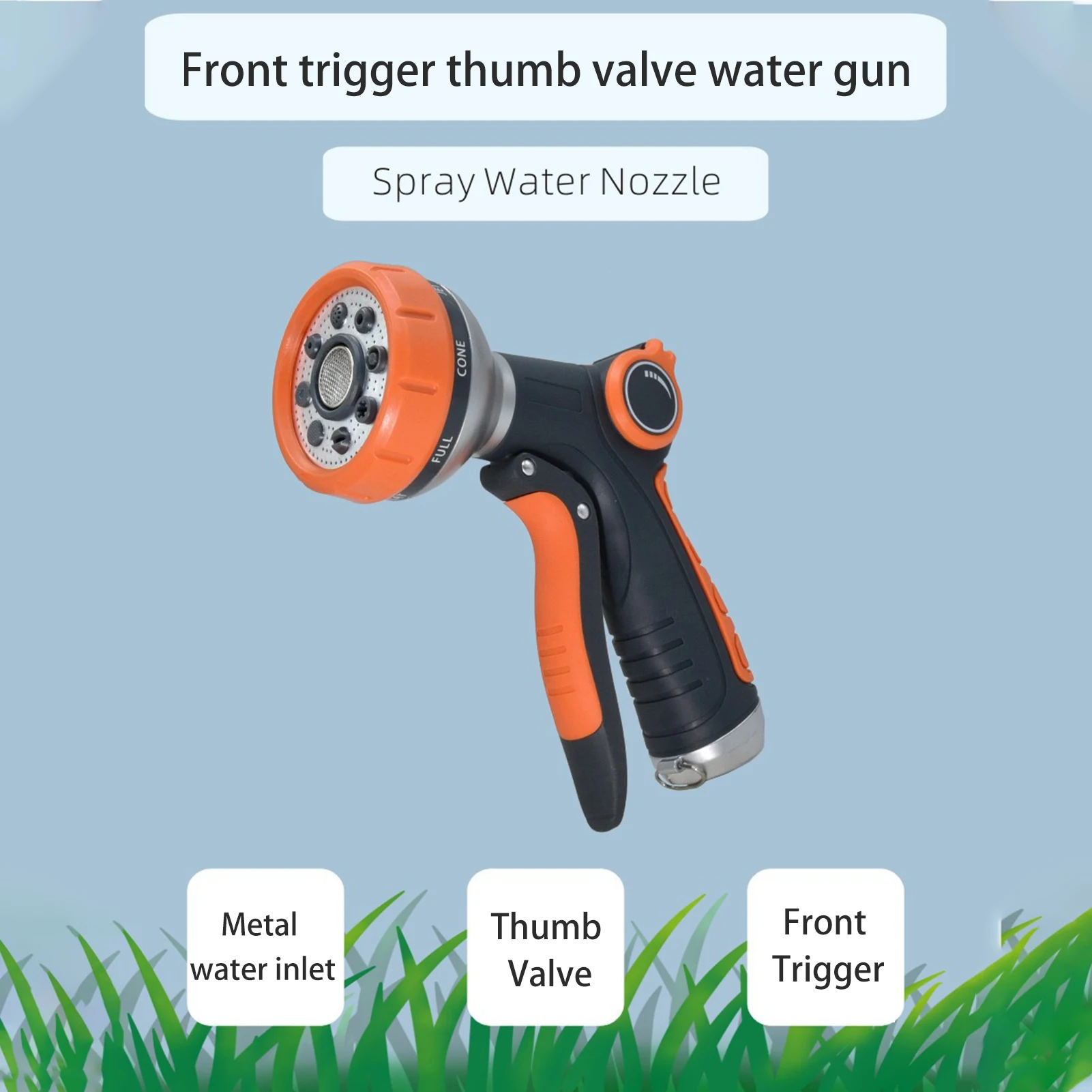 

Garden Hose Flexible Retractable 8 Modes Water Pipe