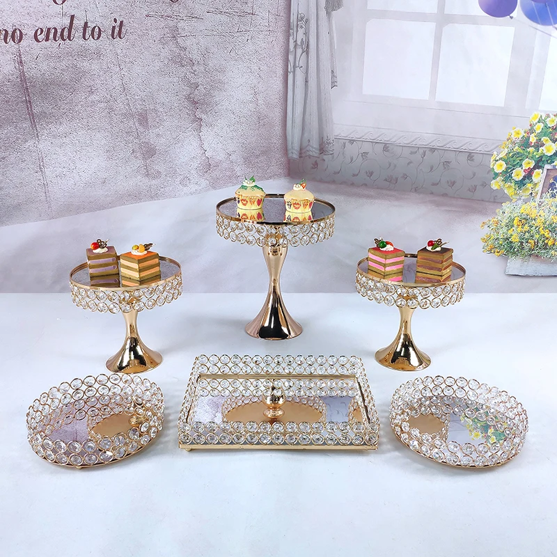 

2020 hot 5-7pcs cake stand cupcake tray cake tools home decoration dessert table decorating party suppliers Wedding Display