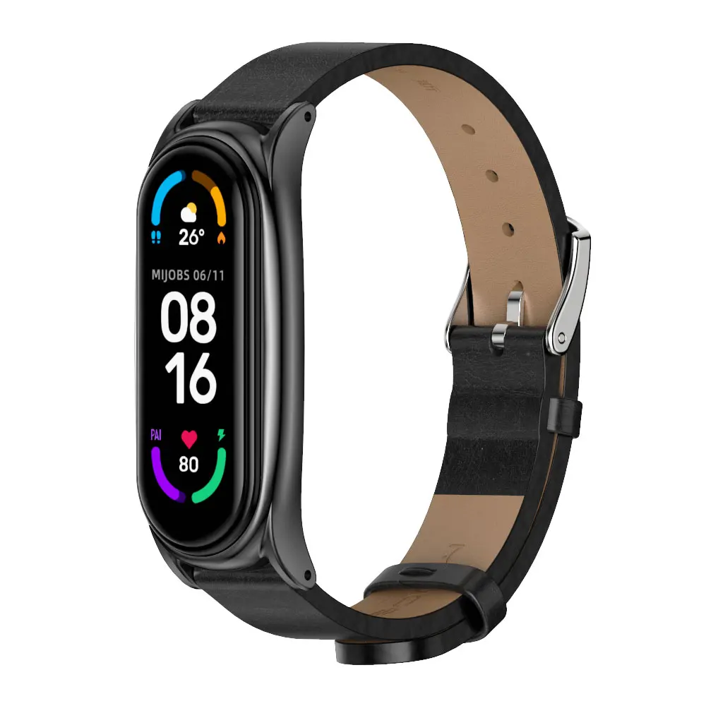 Strap for Mi Band 5 6 Metal Milanese Bracelet On 4 Wristband Amazfit 3 For Xiaomi Miband | Электроника