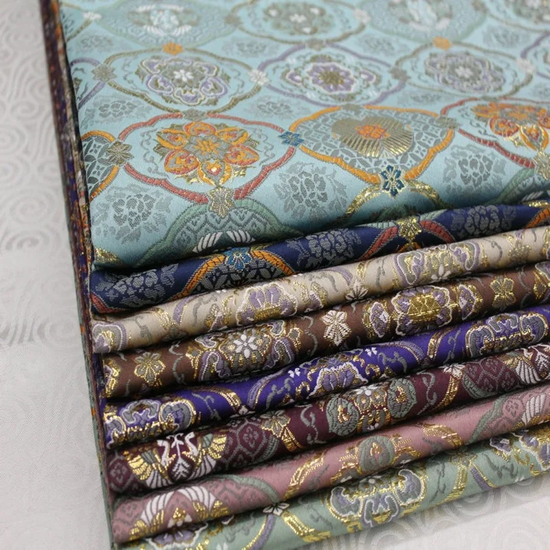 Кукла в кимоно Cheongsam декоративный ручной кружевной пояс Материал Ткань для поделок жаккардовая парча шелковая ткань японский и корейский стиль
