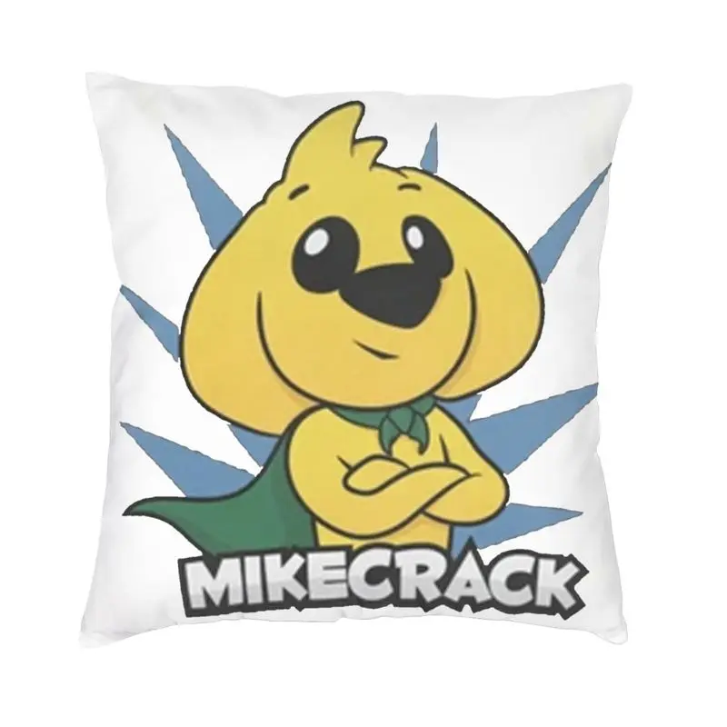 

Mikecrack Merch Square Pillowcover Home Decorative Gaming Youtubers The Compas Cushions Throw Pillow For Living Room