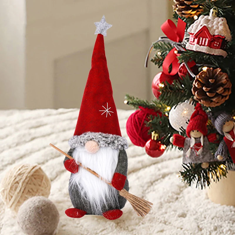 Рождественское украшение креативная Рождественская Кукла без лица стоящая