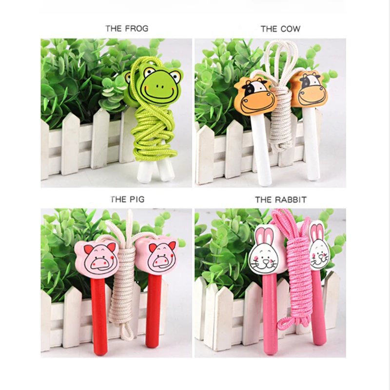 Веревка развивающий милый скакалка шнур Стандартный фитнес дети открытый игры 2