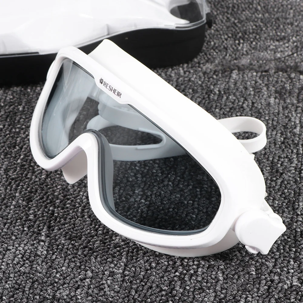 

1Pc Durable Anti-fog Goggle Soft Silicone Swimming Glasses Anti UV Waterproof Lenses for Children Kids(White)