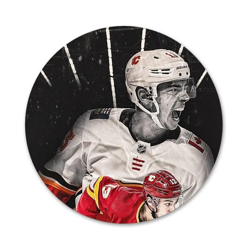 I love ICE Hockey Icons Pins Badge Decoration Brooches Metal Badges For Backpack |