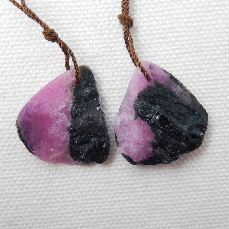 Натуральный драгоценный камень серпантин Рубин Самоцветы самородок серьги из