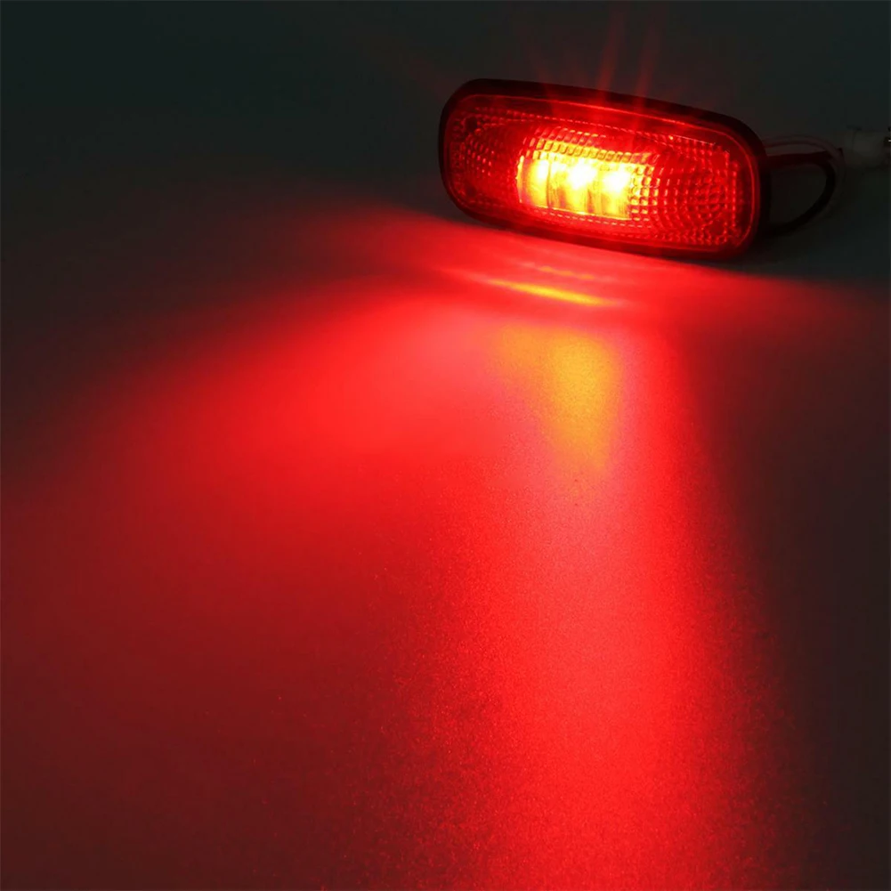 4 шт. Светодиодный Маркер для бокового крыла светильник Dodge Ram 3500 2003-2009 2 красных