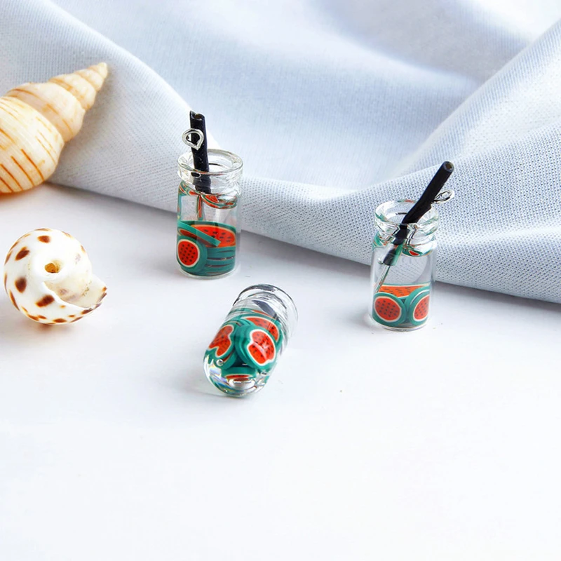 5 шт. подвески в виде арбуза клубники фруктов смолы|Шармы| |