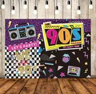 Фон для вечевечерние в стиле 90-х с надписью I Love The 90-х