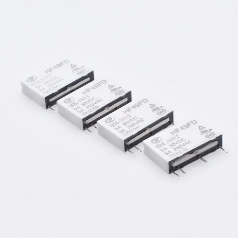 

Реле 20 шт./лот HF49FD HF49FD-005-1H12 HF49FD 012-1H12 HF49FD 024-1H12 HF49FD 024 1H12 HF49FD-012-1H12 5V 12V 24V 4PIN 5A
