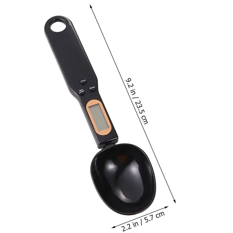 

Электронные весы с ложкой Портативный 500g/0,1g для прецизионного цифрового Кухня набор мерных ложек и ЖК-дисплей Дисплей Еда шкала без Батарея