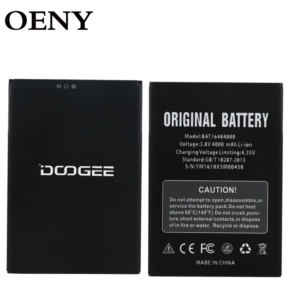 Высокое качество BAT16484000 4000 мАч батарея для мобильного телефона DOOGEE X5 MAX x5max Pro |