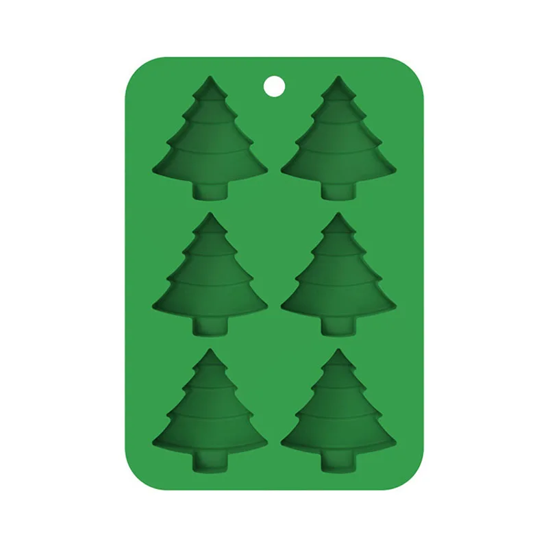 

Силиконовая форма «елка» для изготовления мыла, 6 отверстий