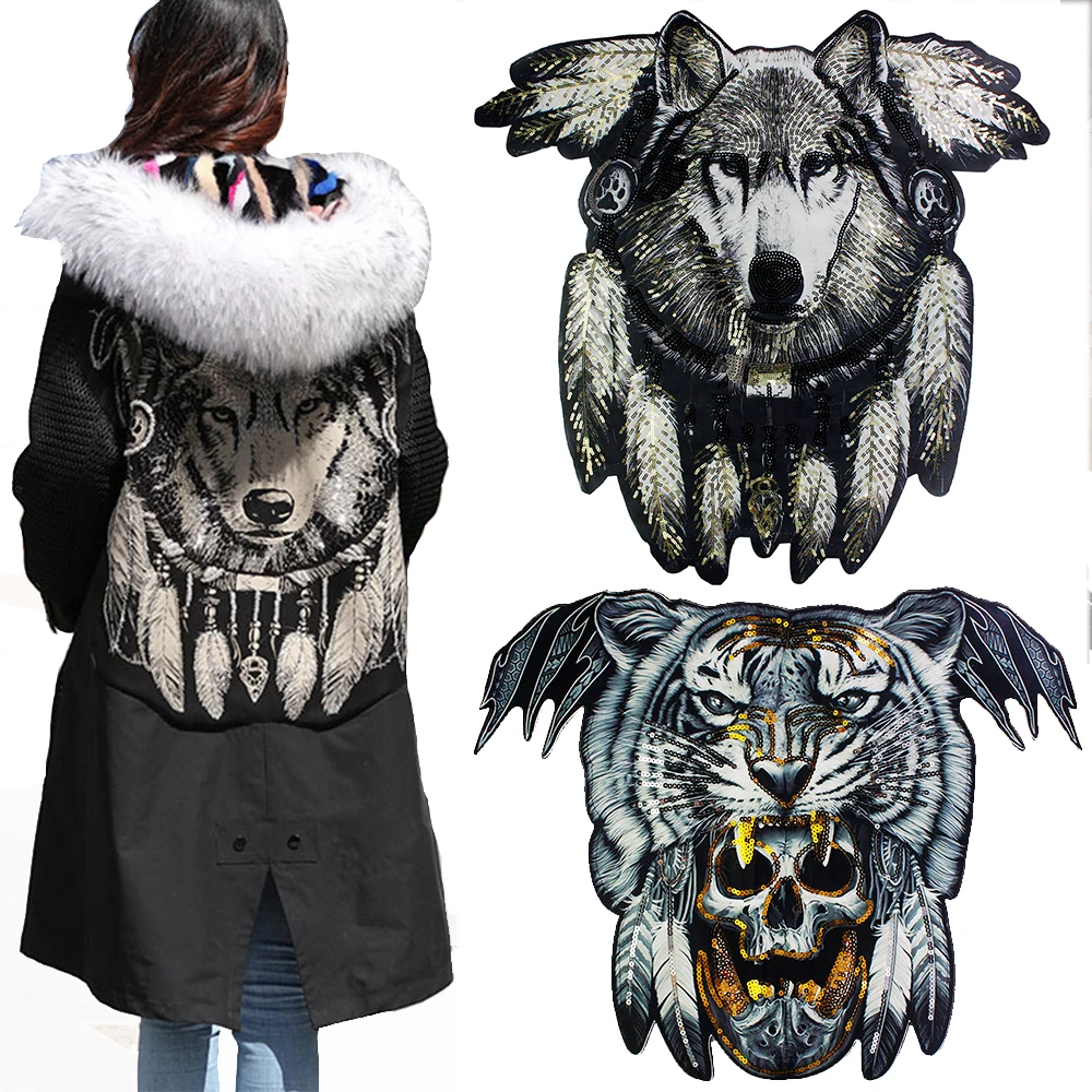 1 шт. значок в виде черепа Тигра для мужчин и женщин|Заплатки| |