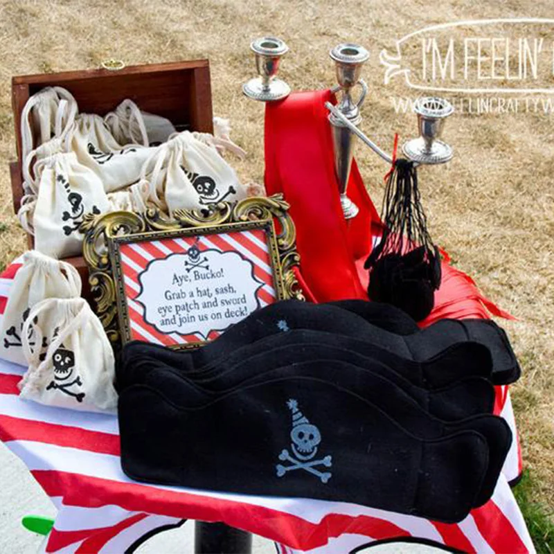 Морской пират капитан череп тема первый 2 й 3 4 5 День рождения костюм на Хэллоуин