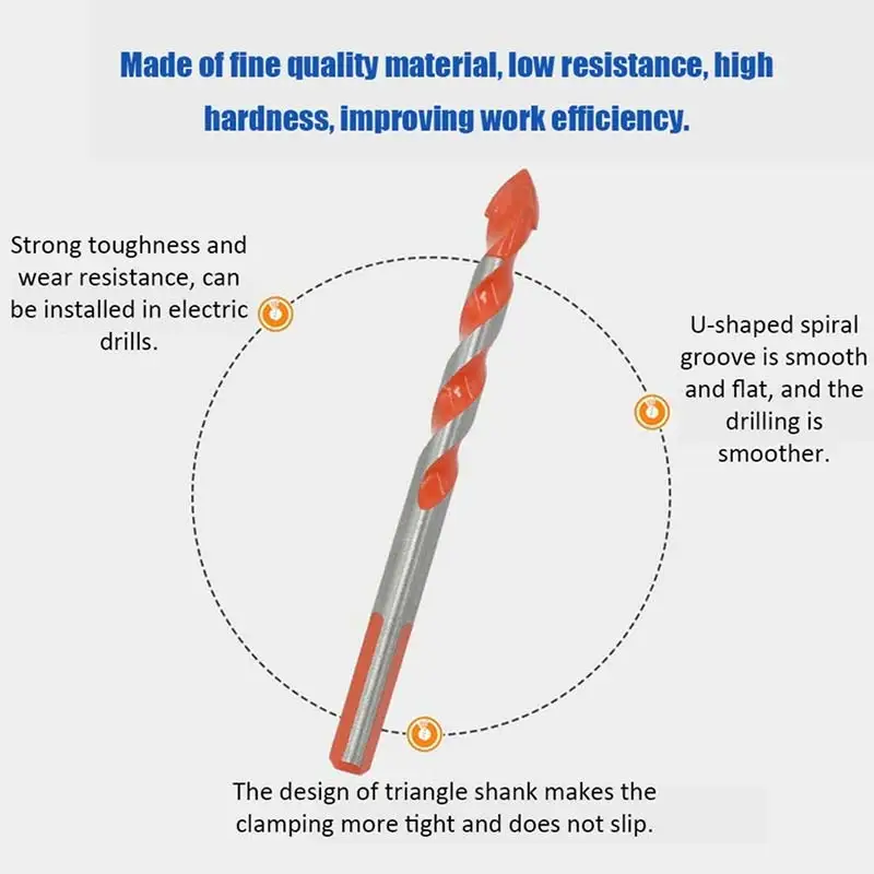 5 шт. электроинструменты центровочное сверло Молот бетона Керамика Плитка по