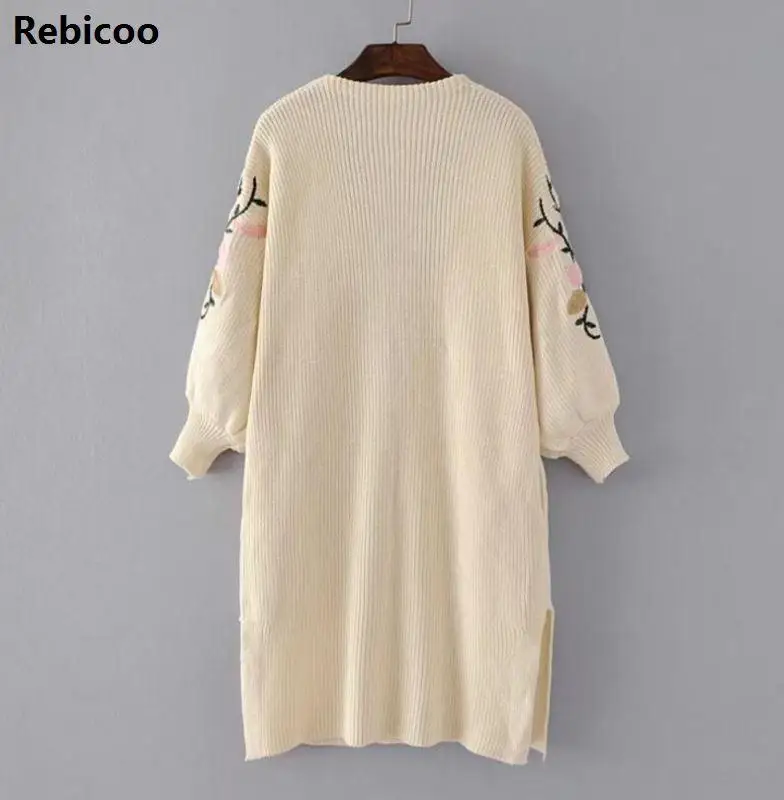 Женский Рождественский вязаный серый свитер женский осенне-зимний Свободный