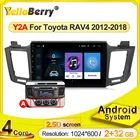 2.5D Screen Android Car GPS Navgation radio player  for Toyota RAV 4 RAV4 2012 2013 2014 2015 2016 2017 2018 SWC Multimedia WIFI