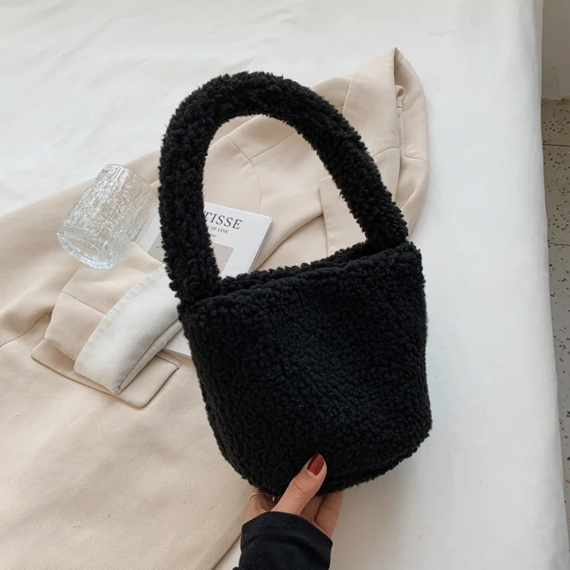 

Новая женская сумка из овечьей шерсти, новая модная Индивидуальная сумка