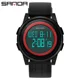 SANDA Fashion Watches for Men Waterproof LED Men's Watch Sport Male Clock Top Brand Military Digital Watch Relogio Masculino Other Image