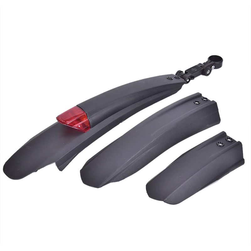 

Bike Bicycle Fender With Reflector Light MTB Front Rear Mudguards Bike Wings Cycling Mountain Durable Fender Bicycle Accessories