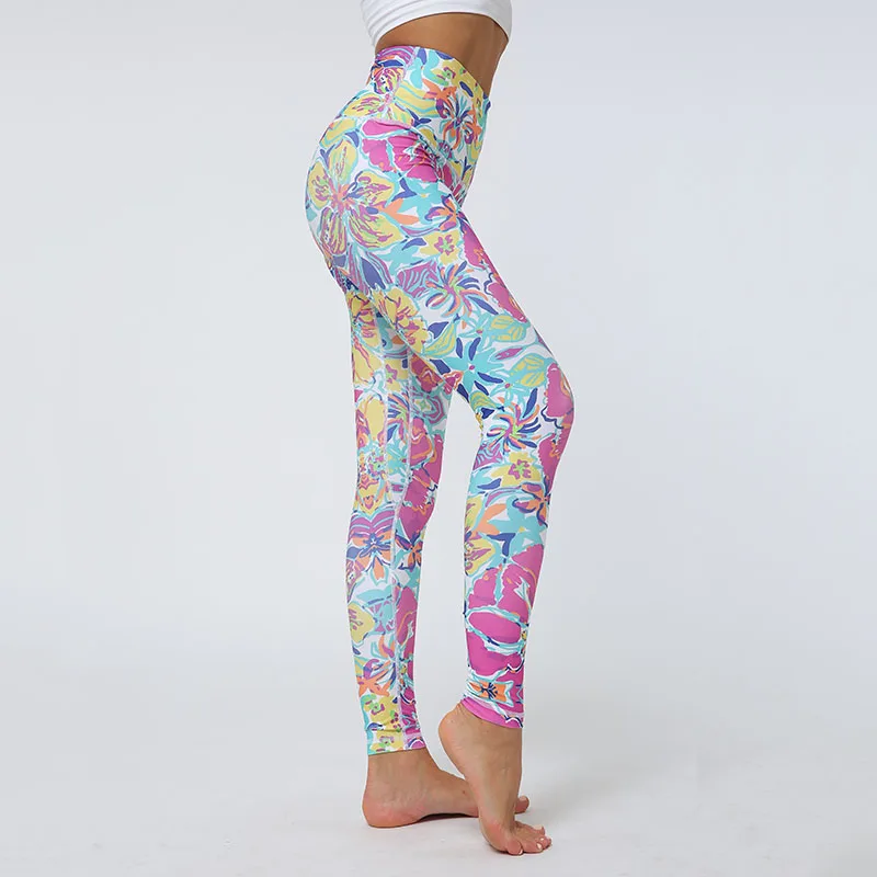 Женские штаны для фитнеса, бега, лоскутные леггинсы, для спортзала, для девушек, леггинсы с высокой талией, пуш-ап, для спорта, тренировки, бега, леггинсы с принтом