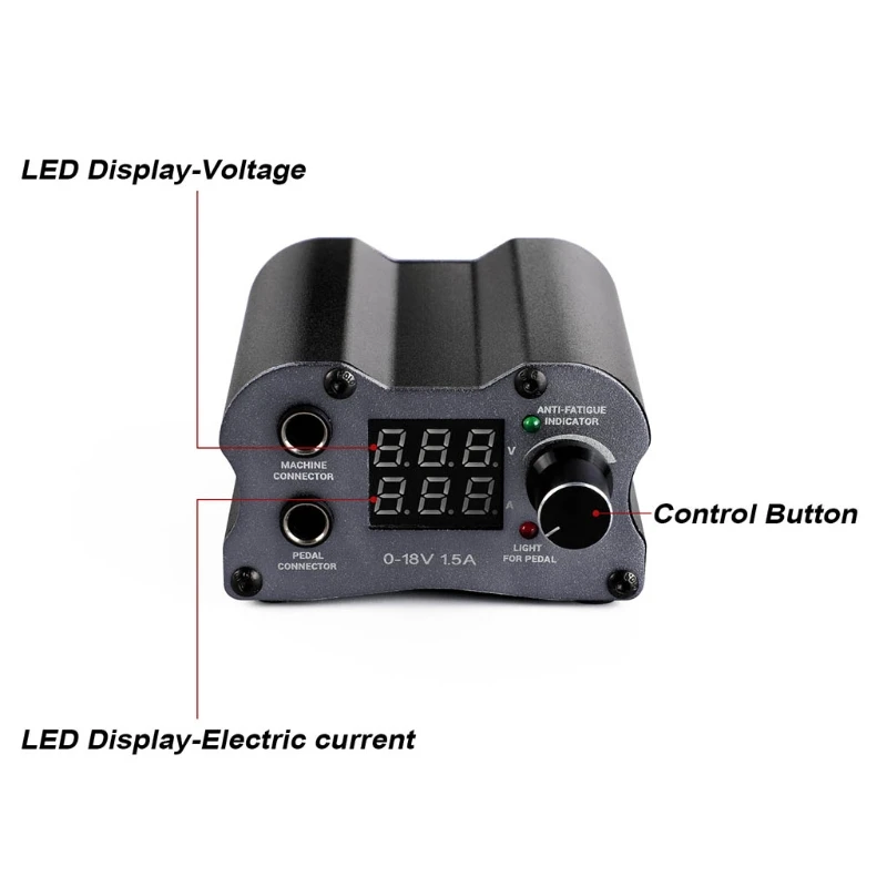 

Professional Tattoo Power Supply Digital LED Display for Permanent Makeup Tattoo C1FF
