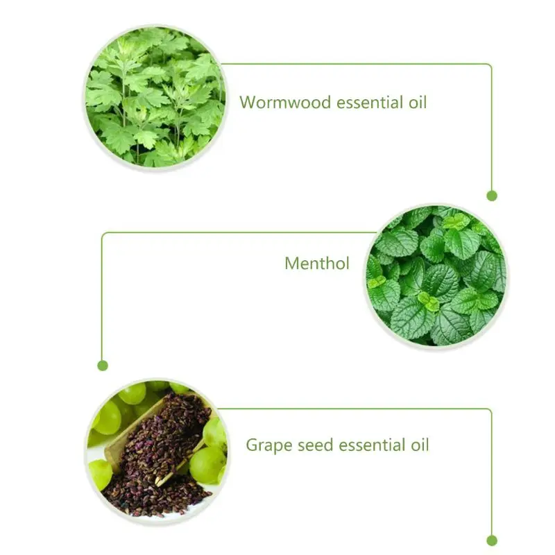 

30g Wormwood Oil Cooling Ointment Mosquito Repellent Insect Bite Repair Refreshing Relieving Itching Moxa Moxibustion Cr