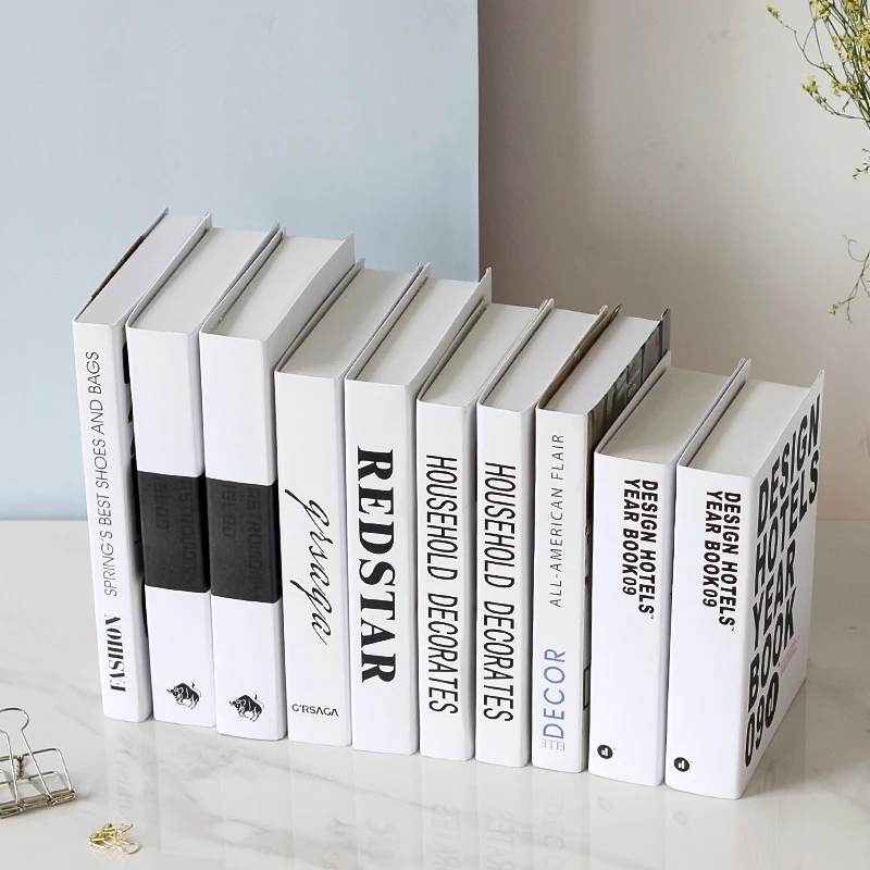 

Современная искусственная книга, искусственная планка, домашнее мягкое украшение, необычная книга для ресторана