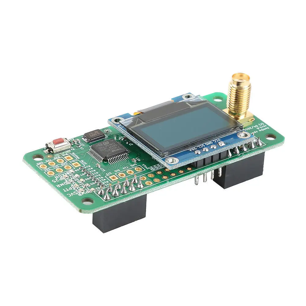 Точка доступа V1.7 Jumbospot UHF VHF UV MMDVM для P25 DMR YSF DSTAR NXDN Raspberry Pi Zero 3B + OLED металлический