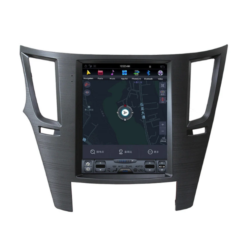 Для Tesla style Android 9,0 Автомобильный gps навигатор для Subaru Legacy Outback 2009 2010~ головное устройство Мультимедиа Радио магнитофон