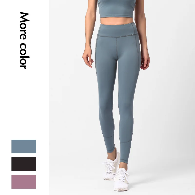 Женские спортивные Леггинсы с высокой эластичной талией для фитнеса спортзала