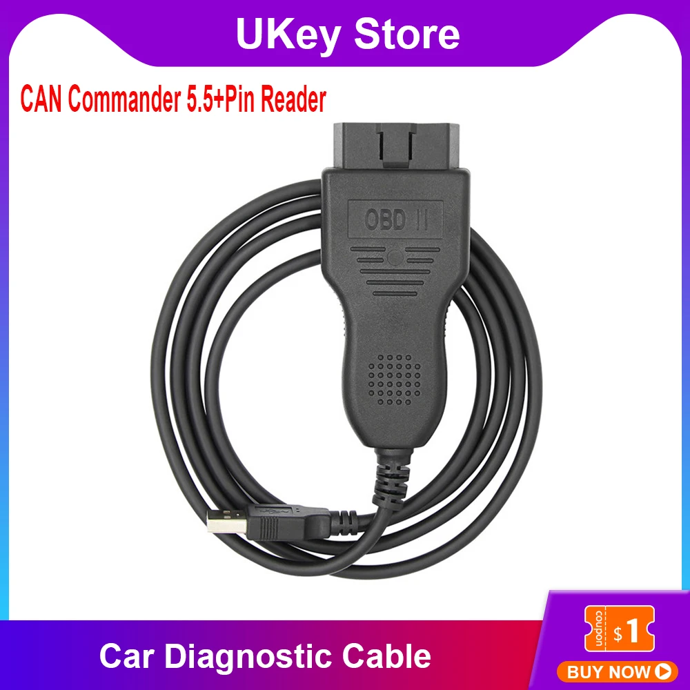 

For VAG CAN Commander 5.5+ Pin Reader 3.9Beta for Audi For VW For Seat For Skoda OBD2 Diagnostic Tool 5.5 Pin Diagnostic Cable